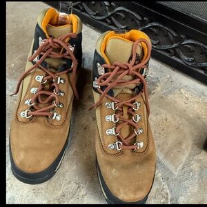 Timberland Euro Hiker Men’s Boots Brown Leather Suede Size 11.5 NWOT